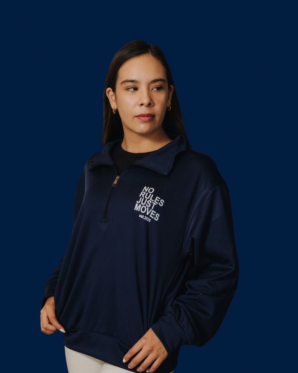 WOMEN HOODIE AZUL